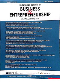 Image of Indoneisan Journal of Business & Entrepreneurship