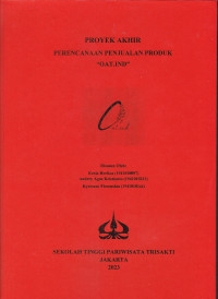 Image of PERENCANAAN PENJUALAN PRODUK “OAT.IND”