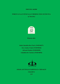 Image of PERENCANAAN PENJUALAN PRODUK TEH (TETEH TEA & TISANE)