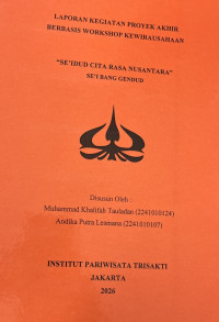 Image of Se\'Idud Cita Rasa Nusantara Se\'i Bang Gendud