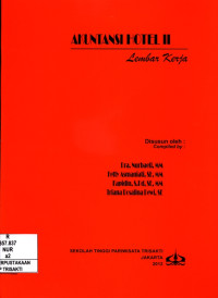 Image of Akuntansi hotel II : lembar kerja