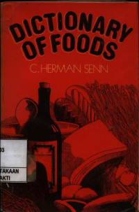 Image of Dictionary of foods and Cookery Term