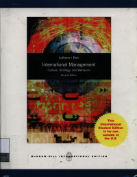 Image of International management : culture, strategy, and behavior