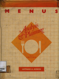 Image of Menus : Analysis and Planning