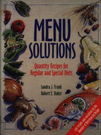 Image of Menu solutions : quantity recipes for regular and special diets