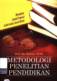 Image of Metodologi penelitian pendidian :  dilengkapi dengan contoh proposal dan artikel untuk jurnal ilmiah