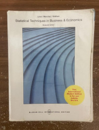 Image of Statistical Techniques in Business And Economic