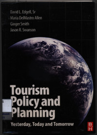 Image of Tourism policy and planning : yesterday, today and tomorrow